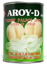 TODDY PALMS SEED SLICES IN SYRUP 565G AROY-D